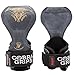 Cobra Grips PRO Weight Lifting Gloves Heavy Duty Straps Alternative to Power Lifting Hooks For Deadlifts With Built in Adjustable Neoprene Padded Wrist Wrap Support Bodybuilding (PRO Charcoal Leather)