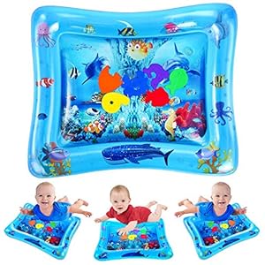 VATOS-Kid-Inflatable-Tummy-Time-Water-Play-Mat-Toys-for-Infants-Toddlers-is-Perfect-Sensory-Toys-for-Baby-Early-Development-Activity-Centers VATOS Tummy Time Water Mat Inflatable Baby Water Play Mat for Kids Perfect Sensory Toys for Baby Early Development…