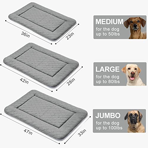 Hero Dog Large Dog Bed Crate Pad Crate Mat Pet Beds for Medium, Large