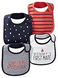 Carter's Bibs - Navy/Red Boat - Boy - 4 ct