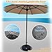 Abba Patio 22'' Round Umbrella Base Weight Bag Up to 55lbs, Detachable Easy Fill Umbrella Weight