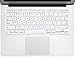 Allytech - White Keyboard Cover Silicone Skin for MacBook Air 13