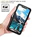 Temdan for iPhone Xs Max Case Waterproof,IP68 Waterproof Built-in Screen Protector with Strap Full Body Protective Heavy Duty Shockproof Cover for iPhone Xs Max 6.5 inch Orange
