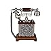 XICHEN Wood Retro Style Retro Rotary dial Corded Telephone Home and Office