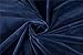 HCILY Blackout Velvet Curtains Navy 96 INCH Thermal Insulated for Bedroom 2 Panels (W52'' x L96'', Blue)