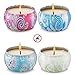 Geelywax Citronella Candles Outdoor Indoor, Scented Natural Soy Wax Portable Travel Tin Candle Gift Set, Pack of 4thumb 2