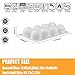 Joho 3D Silicone Baking Molds Cake, Round Silicone Mold Mousse Cake, Dessert Molds for Pastry Chocolate, Sphere Ball