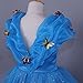 Goodcorsetmall 2015 New Cinderella Dress Princess Costume Butterfly Girl,7-8/ Tag size:150,Blue