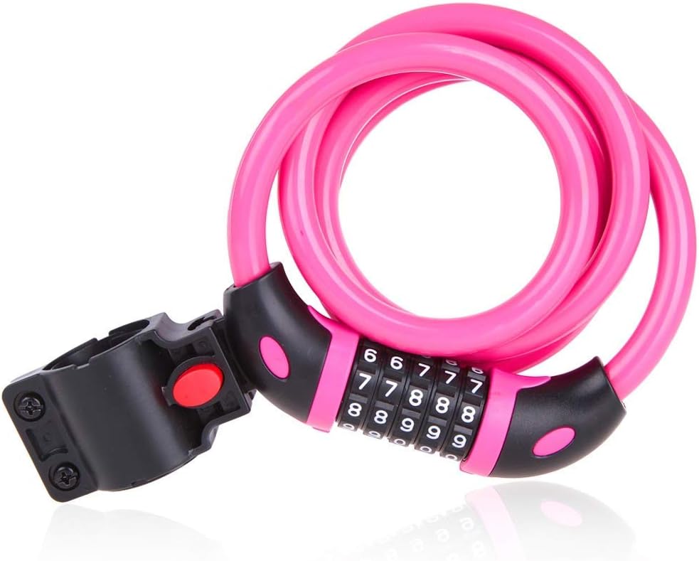 ACZZ Bike Cable Lock, Bicycle Lock Mountain Bike Lock Road Car Lock