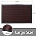 Mibao Durable Rubber Door Mat, Waterproof Non-Slip Easy Clean Low-Profile Heavy Duty Mats for Entry, Patio, High Traffic Areas (18