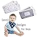 Ava & Kings 4pc Baby Wipes Travel Carrying Case Holder Dispenser Refillable Moist Diaper Wet Wipe Clutch w/Button Strap Unisex Variety Pack |New & Improved Design| Set 2: White Arrow & Gray Pixel