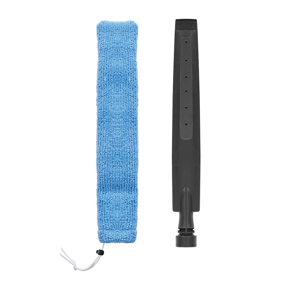 Polti Vaporetto PAEU0401 Flache Zubehör-Lanze mit 2 Überzügen für die Reinigung von Engen Stellen wie Möbelheizungen, Jalousien, Rollläden