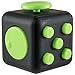 Fidget Cube - Fidget Box - Relieves Stress And Anxiety for Children and Adults - ADHD Toy (Black and Green)