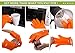 Winrida Heat Resistant Silicone BBQ Gloves for Cooking Baking Barbeque Potholder