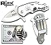 Rtek USA Tactical Money Clip Bottle Opener Folding Spring Assisted Open Knife 7 Variations Army, Navy, Marines, Special Forces, Fire Department, Police, Air Force, (Marines)