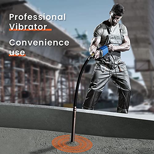 Anbull Electric Concrete Vibrator,1300W 2M Vibrating Needle, Vibrating Needle For Concrete 4800rpm, The Diameter Of The Vibrating Bottle Of The Concrete Vibrator Is 35mm