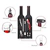 Wine Accessories Gift Set - 5 Pcs Deluxe Wine Opener Bottle Corkscrew Kit, Great Gift for Wine Lover, Gadgets for Men…