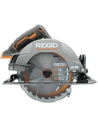 Ridgid OEM R8652 Gen5X Taladro 18 V de iones de litio motor de cepillo 7 1 4" (pilas no incluidas, solamente herramienta de sierra circular y sierra sencilla)