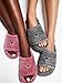 Victoria's Secret Pink Cozy Soft Slipper Soft Begonia- Medium 7/8