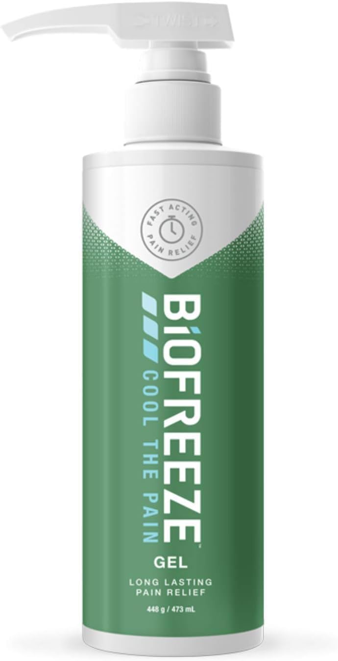 Biofreeze 473 ml Cooling Gel by Reckitt Fast Acting Muscle Joint Back Relief