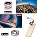 HD Wide Angle Lens LESHP 3 in 1 Flash light with 15 X Macro Lens & 0.4-0.6 x Super Wide Angle Lens, Clip on Cell Phone Lens for iPhone 7, 6s, 6, 5s, Samsung & Most Smart-phones