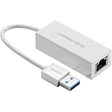 Ugreen&reg; Tarjeta de Red USB 3.0 a RJ45 llega 1000Mbps Adaptador USB a Gigabit Ethernet Compatible con Windows 10, XP, Vista y Apple Ipad, Mac OS X, para Ordenadores o Port&aacute;tiles, Windows Surface Pro, IdeaPaD, MacBook Air o MacBook Retina, Entre Otros