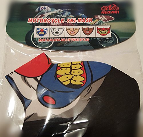 Half Face Neoprene Ski Mask W/ Halloween Designs. Great Protection While Riding Motorcycles, Dirt Bikes, ATV's, Waverunners & Skiing. Breathable Fabric w/ Nose cut out. Adjustable, (Angry Clown)