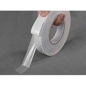 THEMISTO G TAOE121 High Strength Double Side Tissue Tape, 24 Mm (1 Inch X 50 Mt), Clear