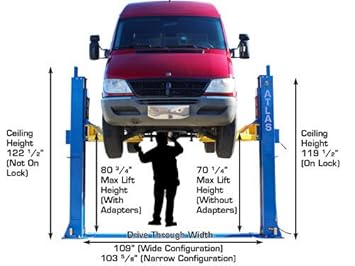 Atlas Bp12000 Baseplate 12 000 Lbs Capacity 2 Post Above Ground