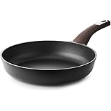 Sensarte Nonstick Frying Pan Skillet Omelette Pan Cooking Pan with Woodgrain Handle ,Saute Pan Egg pan Chef's Pans Stir Fry P