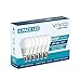 Vivid Lighting LED Bulbs, 60 Watt Replacement, 8W, 800 Lumens, 6 Pack, Daylight (5000K), Non-Dimmable