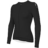 Wulibike Cycling Jersey Women Long Sleeve,Warm Bike Shirts for Women Biking Tops Elastic Cycle Jerseys with 4 Pockets