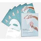 Collagen Hydrogel Face Mask – 4 Sheet Masks – Hydrating & Firming Skincare Treatment for Dry & Dull Skin – Moisturizing, Smoothing & Plumping Self-Care Facial Mask