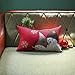 Phantoscope Decorative Merry Christmas Throw Pillow Cushion Cover 12