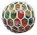 Mesh Squishy Ball - Stress Ball (6 Pack) Glowing LED Slime Grape Squeeze Ball Toys for Adults Moms Kids - Stress Balls