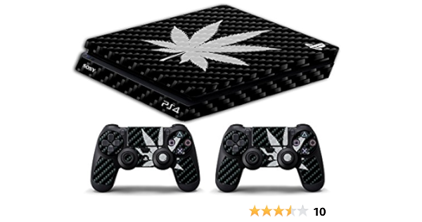 Download Amazon Com Skin Ps4 Slim Carbon Fiber Marijuana Edicion Limitada Funda Decorativa Adesiva Playstation 4 Slim Sony Bundle Home Improvement