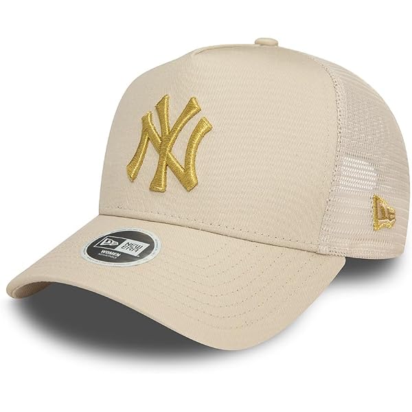 Shop New Era New York Yankees 9Forty A-Frame Cap In Heather Grey/black