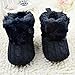 Weixinbuy Baby Girls Knit Soft Fur Winter Warm Snow Boots Crib Shoes