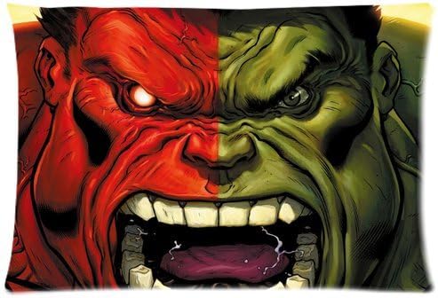 Every New Day Superhero Series Hulk Unique Custom Zippered Pillow Cases 20x30 inches(50x76cm) (Two sides)