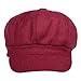 VBIGER Men and Women's Woolen Fedora Newboys Hat (Wine Red)