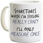 Unique Carpenter Woodworker Coffee Mug - Measure Twice Cut Once - Handyman
