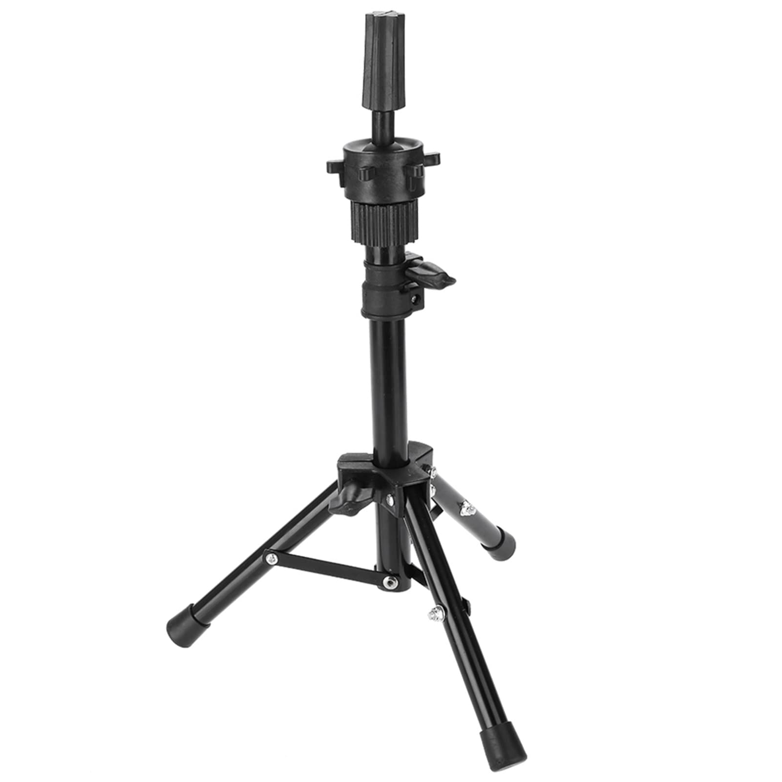 Mannequin Head Stand, Adjustable Stable Wig Stand Tripod Hairdressing Training Mannequin Head Tripod Stand Wig Holder Manikin Mannequin Head Holder