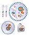 Culina Kids Melamine Dinnerware - Lion. Set of 5