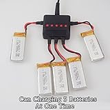 Wwman 5pcs 3.7V 450mAh Battery and charger for Udi U27 U941 U941A U841 U843 U842 transmitter RC quadcopter drone spare parts