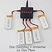 Wwman 5pcs 3.7V 450mAh Battery and charger for Udi U27 U941 U941A U841 U843 U842 transmitter RC quadcopter drone spare parts