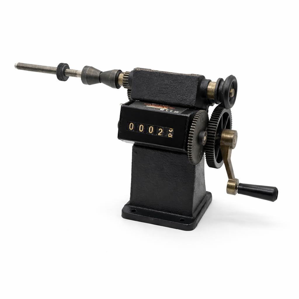 Manual Coil Winder Counter KATSU Copper Wire Winding Tool for Audio Output Transformer Mechanical Counter 990722