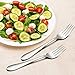 Salad Forks Set of 12, LIANYU Stainless Steel Flatware Silverware Forks, Appetizer Dessert Forks, Mirror Finish, Dishwasher Safe