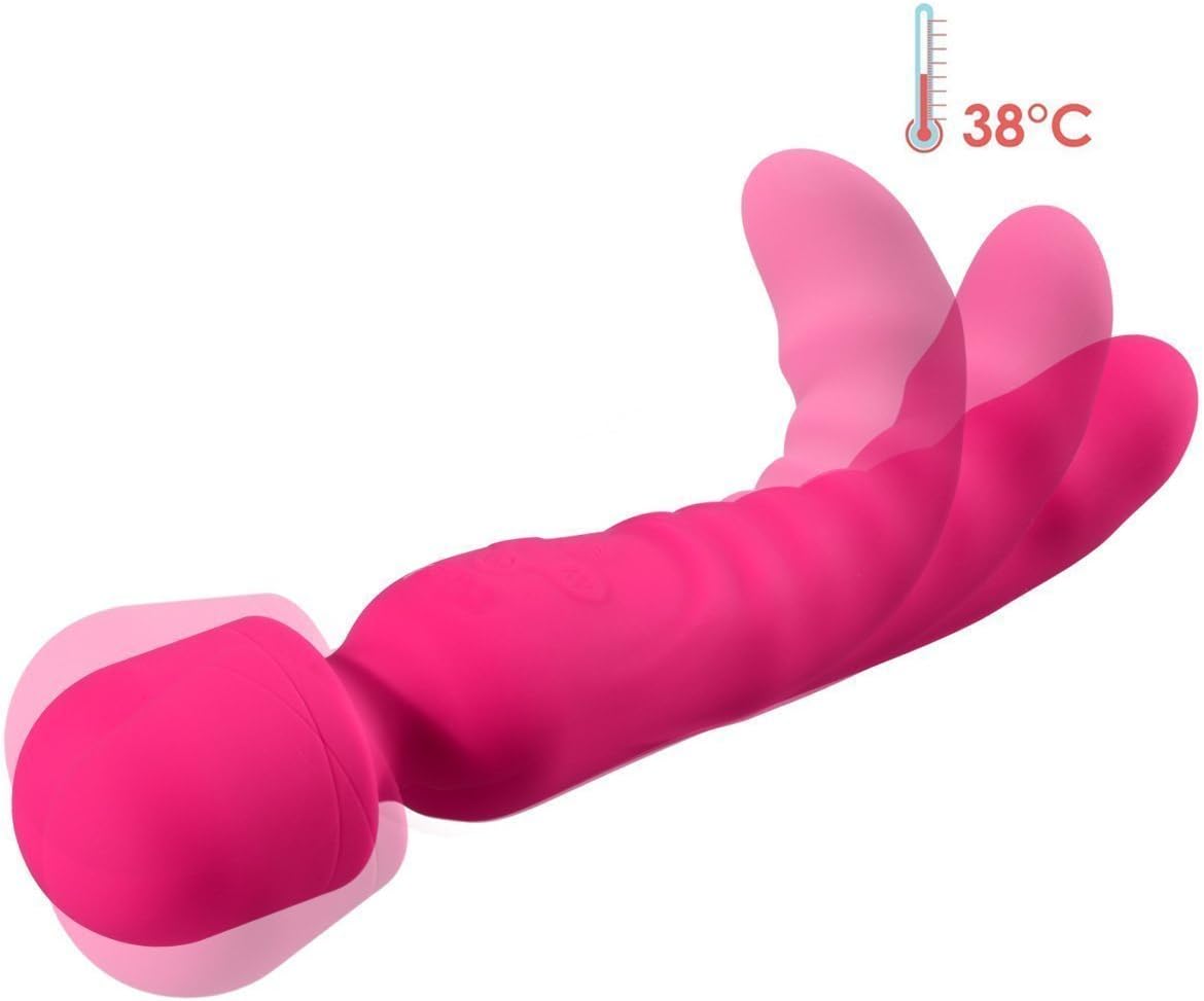 Micro Massage Wand Device - Smallest and Strongest Cordless Handheld Massage - Powerful - Best for Travel - Magic Stress Away - Perfect on Back Legs Hand Pains and Sports Recovery (Black)