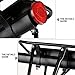 Grows Bike Rack Cargo, Mountain Bike Cargo Rack Fender, Adjustable Alloy Bike Cargo Carrier 110 lb Capacity with Easy Installation & Quick Release