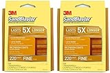 3M Sandblaster Hand Sanding Sponge Between Coats Fine 220 Grit 2 pack